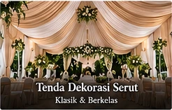 Tenda Dekorasi Serut