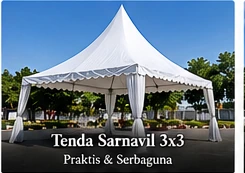 Tenda Sarnavil / Kerucut 3x3