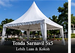 Tenda Sarnavil / Kerucut 5x5